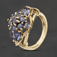 Pre-Owned 9ct Yellow Gold Tanzanite Dress Ring 41104630