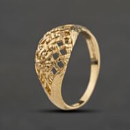 Pre-Owned 9ct Yellow Gold Fancy Dress Ring 41104653