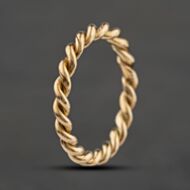 Pre-Owned Yellow Gold Twisted Wire Dress Ring 41104657
