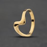 Pre-Owned 9ct Yellow Gold Twist Dress Ring 41104771