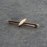 Pre-Owned Vintage Yellow Gold Opal Bar Brooch 41131123