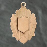 Pre-Owned Antique 9ct Yellow Gold Engravable Shield Medal Loose Pendant 41141452