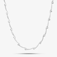 Pre-Owned 18ct White Gold 0.75ct Brilliant Cut Diamond 17 Inch Necklace 41142329