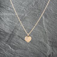 Pre-Owned 9ct Yellow Gold I Love You Heart Locket Pendant & 16 Inch Prince Of Wales Chain 41142931