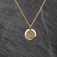 Pre-Owned Chopard 18ct Yellow Gold 0.07ct Diamond Happy Spirit Pendant & 16 Inch Trace Chain 41143351