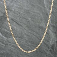 Pre-Owned 9ct Yellow Gold 22 Inch Trace Chain 41161326