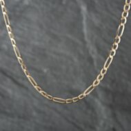 Pre-Owned 9ct Yellow Gold 18 Inch Figaro Chain 41161353