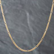Pre-Owned 9ct Yellow Gold 20 Inch Figaro Chain 41161538
