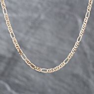 Pre-Owned 9ct Yellow Gold Open Link 18 Inch Curb Chain 41161562