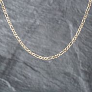 Pre-Owned 9ct Yellow Gold 18 Inch Figaro Chain 41161576