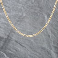 Pre-Owned 9ct Yellow Gold 18 Inch Figaro Chain 41161580