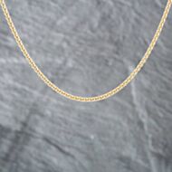 Pre-Owned 9ct Yellow Gold 16 Inch Foxtail Chain 41161584
