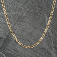 Pre-Owned 9ct Yellow Gold 17 Inch Celtic Chain 41161718
