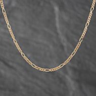 Pre-Owned 9ct Yellow Gold 20 Inch Figaro Chain 41161796