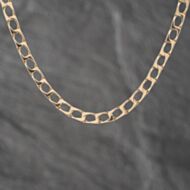Pre-Owned 9ct Yellow Gold 16 Inch Curb Chain 41161800
