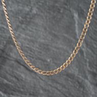 Pre-Owned 9ct Yellow Gold 16 Inch Curb Chain 41161812