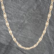 Pre-Owned 9ct Yellow Gold Fancy 17 Inch Collarette Chain 41161822