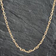 Pre-Owned 9ct Yellow Gold 24 Inch Trace Chain 41161855