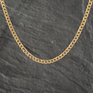 Pre-Owned 9ct Yellow Gold 18 Inch Curb Chain 41161876