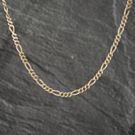 Pre-Owned 9ct Yellow Gold 18 Inch Figaro Chain 41161882