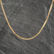 Pre-Owned 9ct Yellow Gold 16 Inch Box Chain 41161883