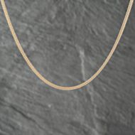 Pre-Owned 9ct Yellow Gold 14 Inch Foxtail Chain 41161884