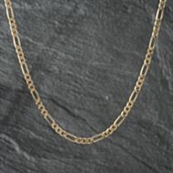 Pre-Owned 9ct Yellow Gold 19 Inch Figaro Chain 41161906