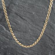Pre-Owned 9ct Yellow Gold Fancy 20 Inch Curb Chain 41161915