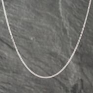 Pre-Owned Platinum 20 Inch Foxtail Chain 41161923