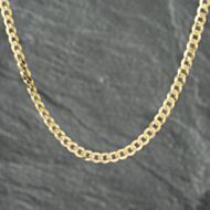 Pre-Owned 9ct Yellow Gold 18 Inch Curb Chain 41161941