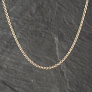 Pre-Owned 9ct Yellow Gold 16 Inch Trace Chain 41161942