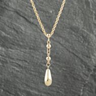 Pre-Owned 9ct Yellow Gold Ball Dropper 17 Inch Rope Chain 41161990