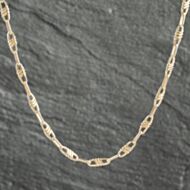 Pre-Owned 9ct Yellow Gold Fancy Link 23 Inch Chain 41161993