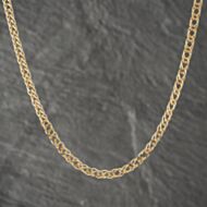 Pre-Owned 9ct Yellow Gold Double 18 Inch Curb Chain 41162010