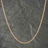 Pre-Owned 9ct Yellow Gold 22 Inch Prince Of Wales Chain 41162012