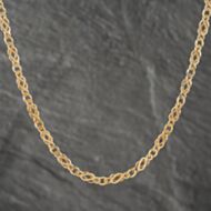 Pre-Owned 9ct Yellow Gold 18 Inch Celtic Chain 41162013
