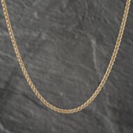 Pre-Owned 9ct Yellow Gold 18 Inch Spiga Chain 41162014
