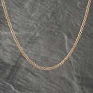 Pre-Owned 9ct Yellow Gold 19 Inch Curb Chain 41162019