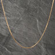 Pre-Owned 9ct Yellow Gold 22 Inch Box Chain 41162025