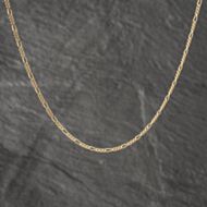 Pre-Owned 9ct Yellow Gold 18 Inch Figaro Chain 41162029