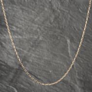 Pre-Owned 9ct Yellow Gold Square Link 25 Inch Belcher Chain 41162030