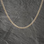 Pre-Owned 9ct Yellow Gold 18 Inch Curb Chain 41162040