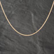 Pre-Owned 9ct Yellow Gold 18 Inch Foxtail Chain 41162048