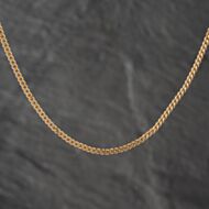 Pre-Owned 9ct Yellow Gold 17 Inch Curb Chain 41162054