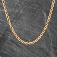 Pre-Owned 9ct Yellow Gold 18 Inch Rope Chain 41162064