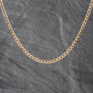 Pre-Owned 9ct Yellow Gold 18 Inch Curb Chain 41162068