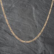 Pre-Owned 9ct Yellow Gold 20 Inch Figaro Chain 41162073
