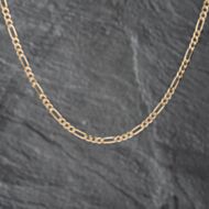 Pre-Owned 9ct Yellow Gold 18 Inch Figaro Chain 41162074