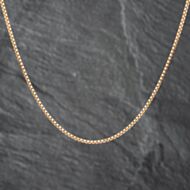 Pre-Owned 9ct Yellow Gold 21 Inch Box Chain 41162079