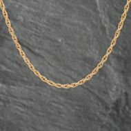 Pre-Owned 9ct Yellow Gold 20 Inch Prince Of Wales Chain 41162094